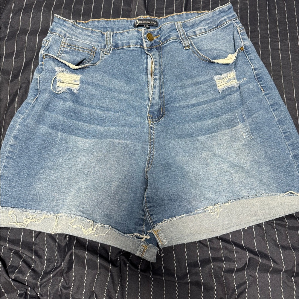 Denim Blue Women's Shorts
